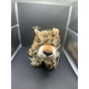 Ganz Webkinz Leopard Spotted Cat Plush Fuzzy Soft Stuffed Animal